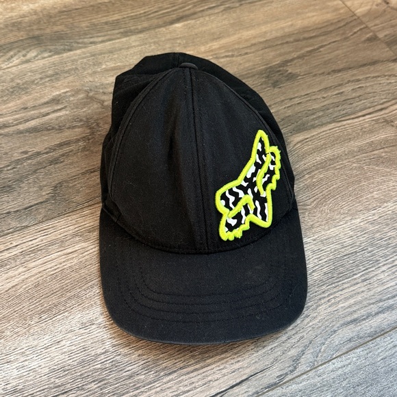 Fox Other - Fox Black Hat with Bright Green Accent
